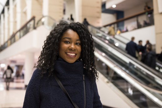 Ashley McGowan of Chicago attended President Obama's victory speech in Grant Park eight years ago. Before the president’s farewell speech, she said, "I'm hoping for the same vibe today--something to get us through the next four to eight years. I think that we need a boost.”