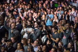 Audience members cheered President Obama's comments about inclusion and diversity during his farewell speech. “After my election there was talk of a post-racial America. And such a vision, however well intended, was never realistic. Race remains a potent and often divisive force in our society,” the president said. “If every economic issue is framed as a struggle between a hardworking white middle class and an undeserving minority, then workers of all shades are going to be left fighting for scraps while the wealthy withdraw further into their private enclaves.”