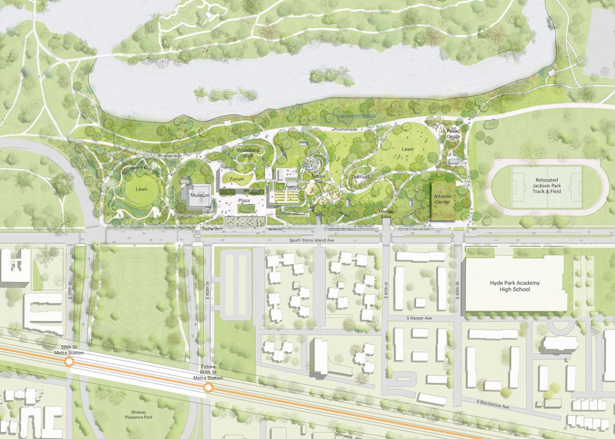 Obama Presidential Center site plan