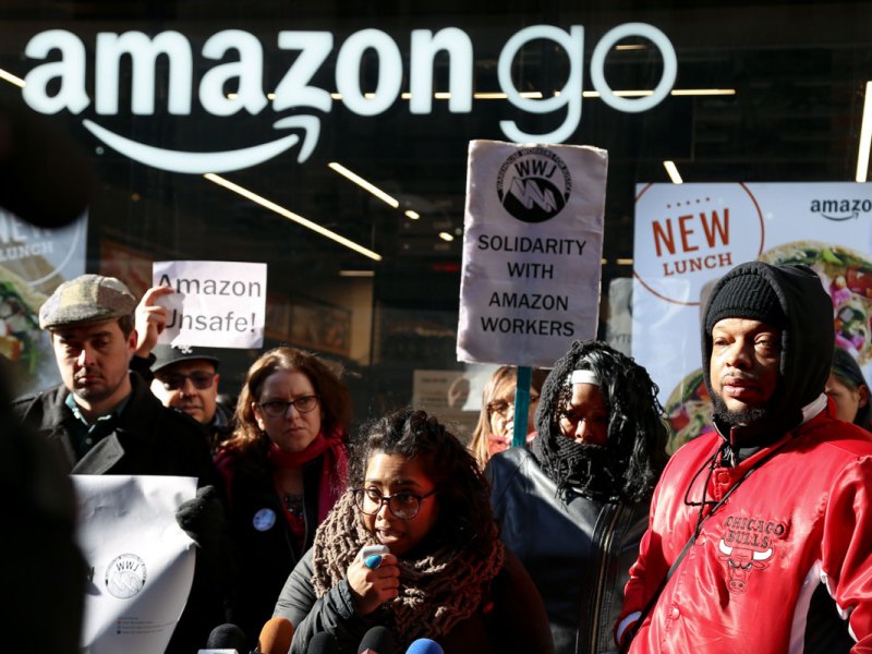 Report: Amazon workers’ injuries spike during holiday season at Illinois facility
